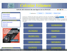 Tablet Screenshot of calcularelvolumen.com